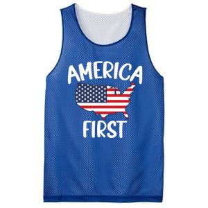 America First Donald Trump Gift 2024 Election Gift Mesh Reversible Basketball Jersey Tank