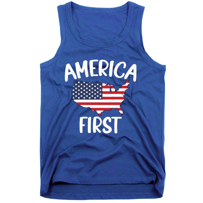 America First Donald Trump Gift 2024 Election Gift Tank Top