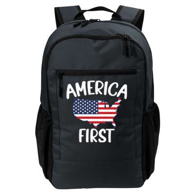 America First Donald Trump Gift 2024 Election Gift Daily Commute Backpack