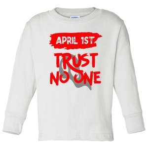 April Fools Day Outfit April 1st Prank April Fool Day Jokes Long Sleeve Toddler Long Sleeve Shirt