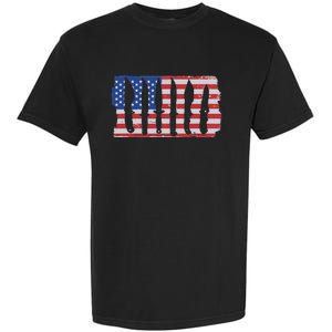 American Flag Different Kinds Of Knife Knife Collector Garment-Dyed Heavyweight T-Shirt