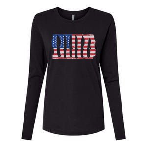 American Flag Different Kinds Of Knife Knife Collector Womens Cotton Relaxed Long Sleeve T-Shirt