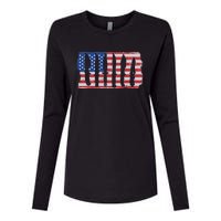 American Flag Different Kinds Of Knife Knife Collector Womens Cotton Relaxed Long Sleeve T-Shirt