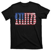 American Flag Different Kinds Of Knife Knife Collector T-Shirt