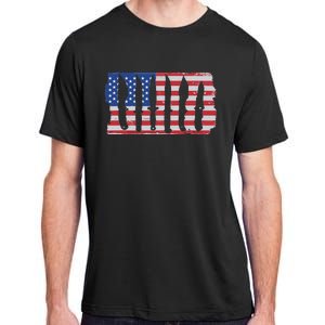 American Flag Different Kinds Of Knife Knife Collector Adult ChromaSoft Performance T-Shirt