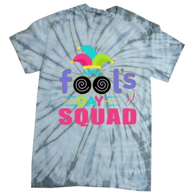 April Fools Day Squad Jester Hat Prank April 1 Tie-Dye T-Shirt