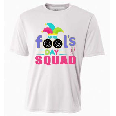 April Fools Day Squad Jester Hat Prank April 1 Cooling Performance Crew T-Shirt