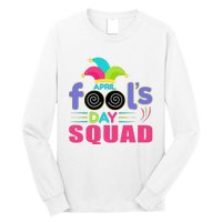 April Fools Day Squad Jester Hat Prank April 1 Long Sleeve Shirt