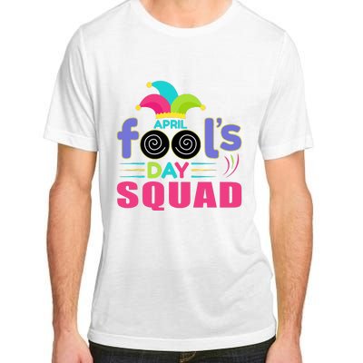 April Fools Day Squad Jester Hat Prank April 1 Adult ChromaSoft Performance T-Shirt