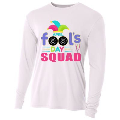 April Fools Day Squad Jester Hat Prank April 1 Cooling Performance Long Sleeve Crew