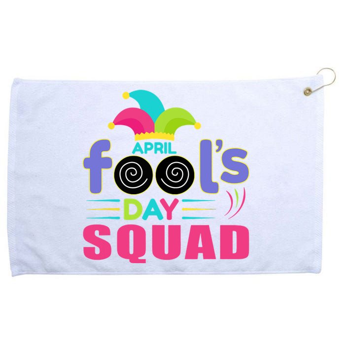 April Fools Day Squad Jester Hat Prank April 1 Grommeted Golf Towel