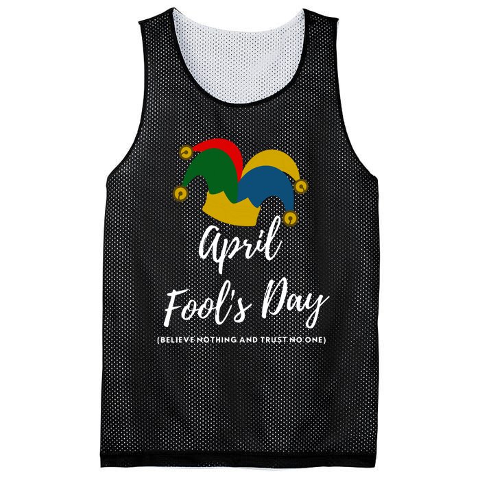 April Fools Day Mesh Reversible Basketball Jersey Tank