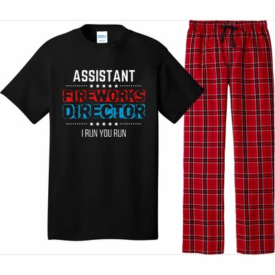 Assistant Fireworks Director USA Independence Day July 4th Pajama Set