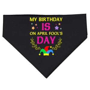 April Fools Day Birthday - It's My Birthday Funny USA-Made Doggie Bandana