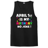 April Fool's Day Birthday Born on April 1st Fools Day Pranks PosiCharge Competitor Tank