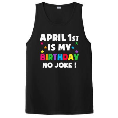 April Fool's Day Birthday Born on April 1st Fools Day Pranks PosiCharge Competitor Tank