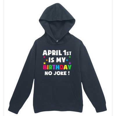 April Fool's Day Birthday Born on April 1st Fools Day Pranks Urban Pullover Hoodie