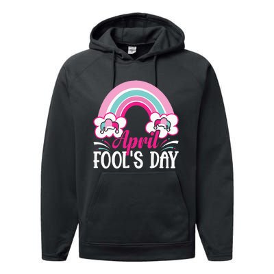 April Fool's Day funny April Fool Performance Fleece Hoodie