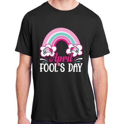 April Fool's Day funny April Fool Adult ChromaSoft Performance T-Shirt