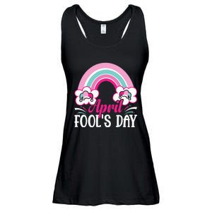 April Fool's Day funny April Fool Ladies Essential Flowy Tank