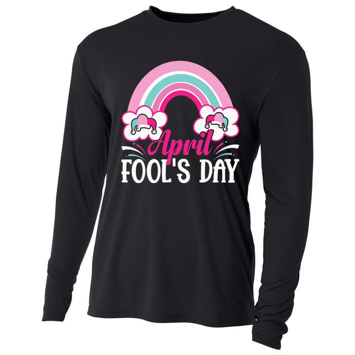 April Fool's Day funny April Fool Cooling Performance Long Sleeve Crew