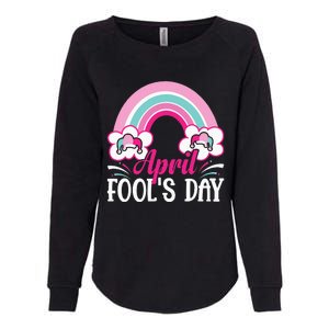 April Fool's Day funny April Fool Womens California Wash Sweatshirt