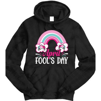 April Fool's Day funny April Fool Tie Dye Hoodie