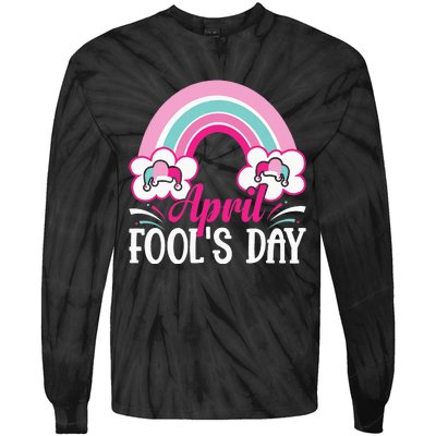 April Fool's Day funny April Fool Tie-Dye Long Sleeve Shirt