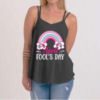 April Fool's Day funny April Fool Women's Strappy Tank