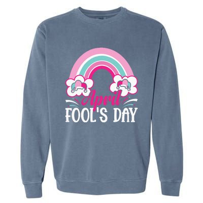 April Fool's Day funny April Fool Garment-Dyed Sweatshirt