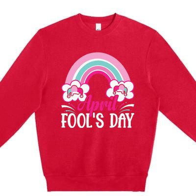 April Fool's Day funny April Fool Premium Crewneck Sweatshirt