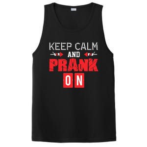 April Fools Day Keep Calm and Prank On PosiCharge Competitor Tank