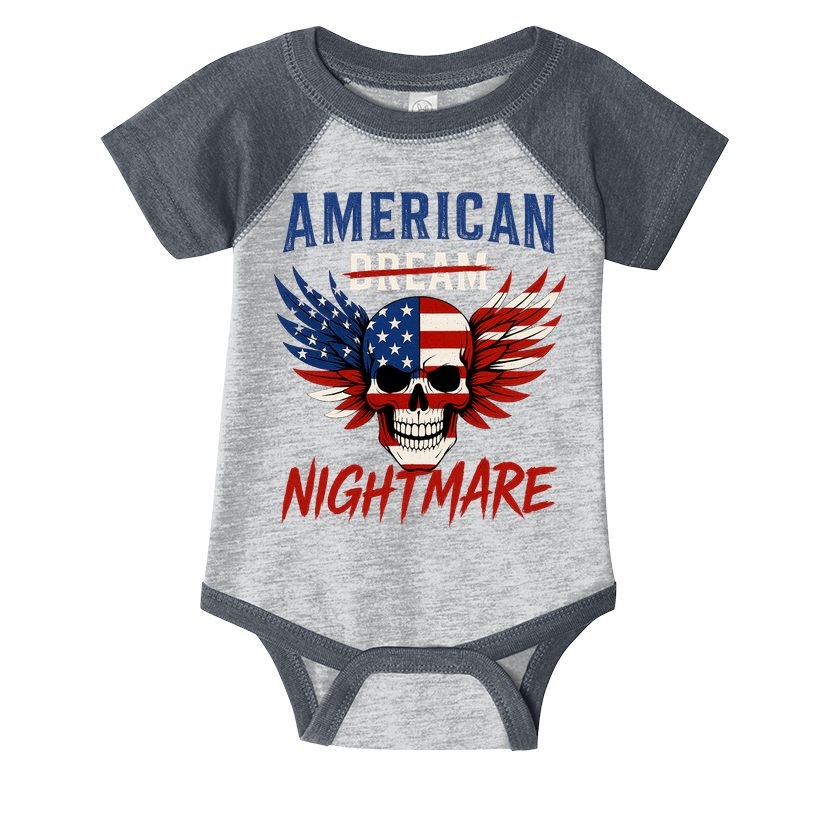 American Flag Dream Nightmare Infant Baby Jersey Bodysuit