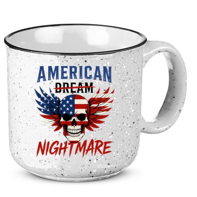 American Flag Dream Nightmare 15oz Campfire Ceramic Mug
