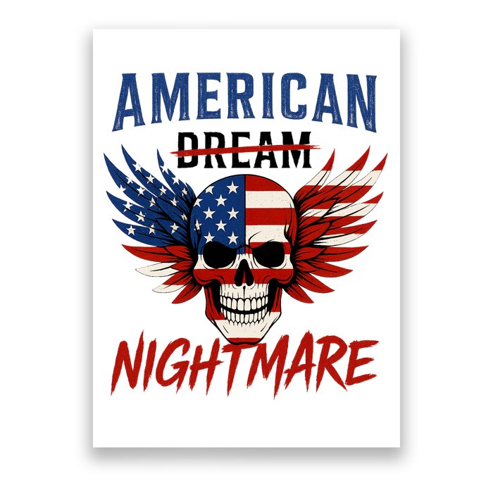American Flag Dream Nightmare Poster