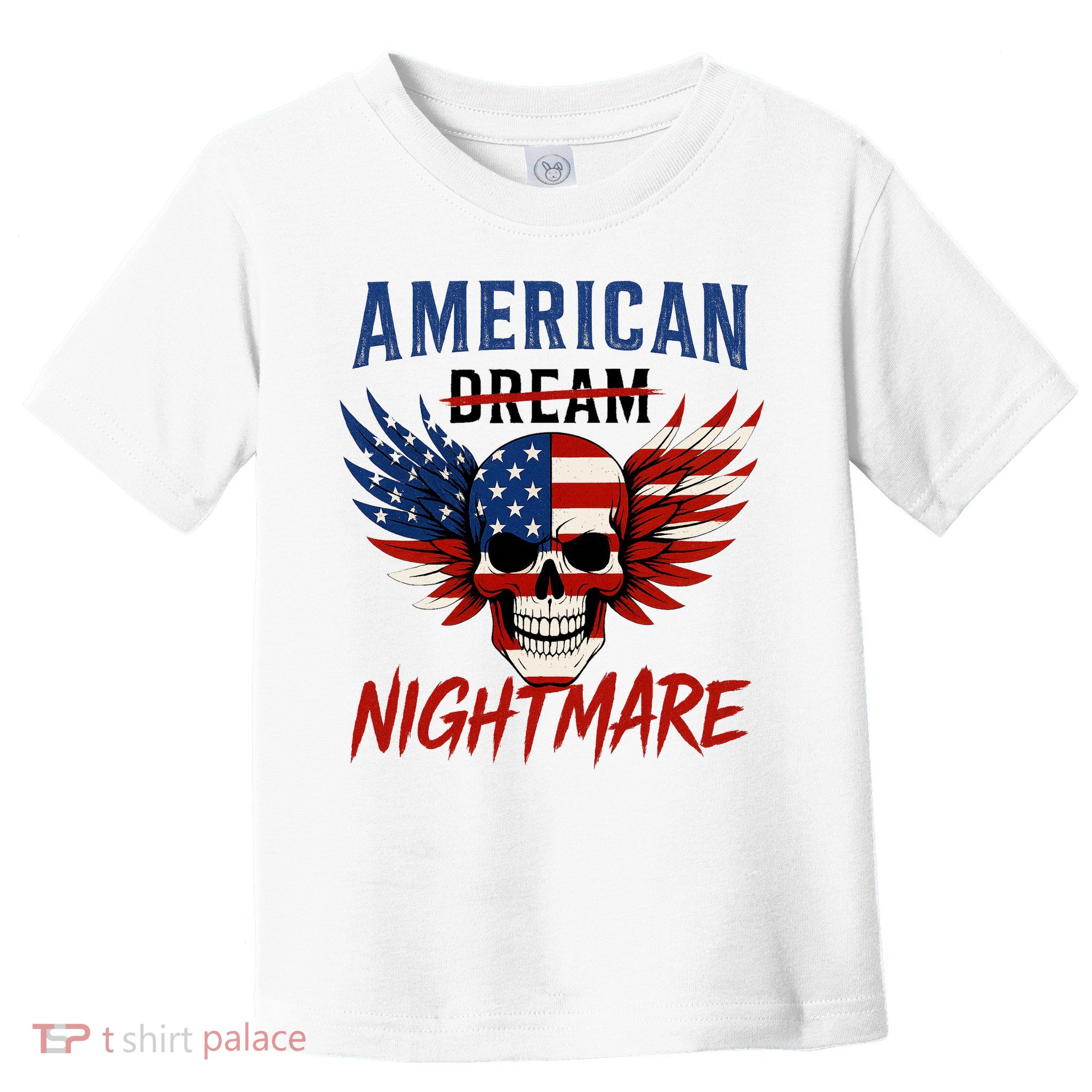 American Flag Dream Nightmare Toddler T-Shirt