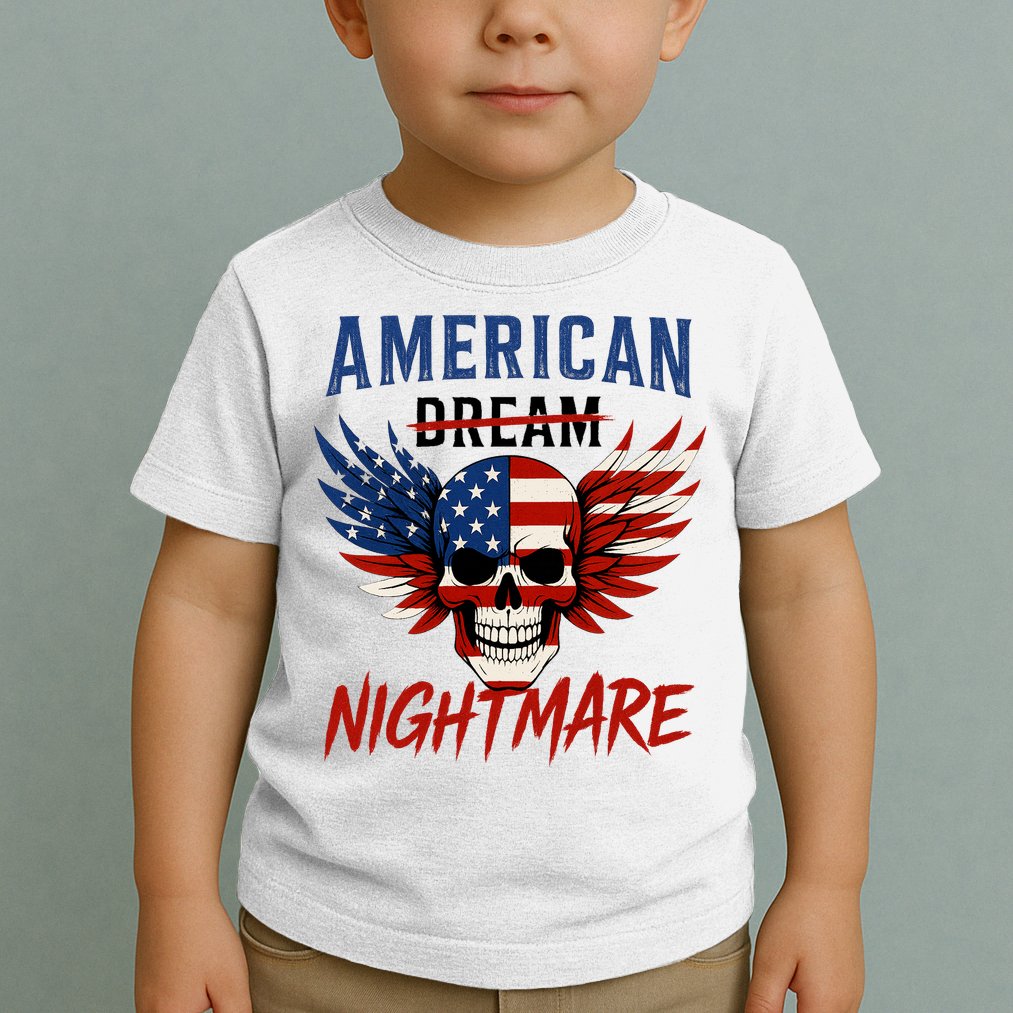 American Flag Dream Nightmare Toddler T-Shirt