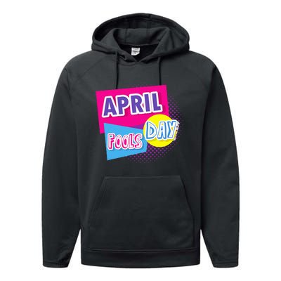 April Fool's Day Vintage Inspirational Fan Performance Fleece Hoodie