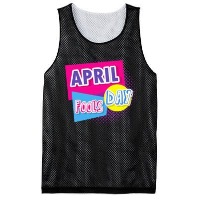 April Fool's Day Vintage Inspirational Fan Mesh Reversible Basketball Jersey Tank