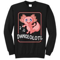 Axolotl Funny Dancing Danceolotl Amphibian Dancer Women Sweatshirt