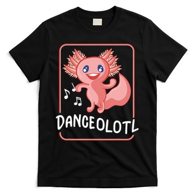 Axolotl Funny Dancing Danceolotl Amphibian Dancer Women T-Shirt