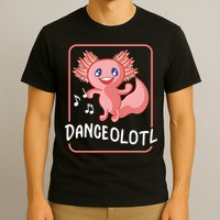 Axolotl Funny Dancing Danceolotl Amphibian Dancer Women T-Shirt