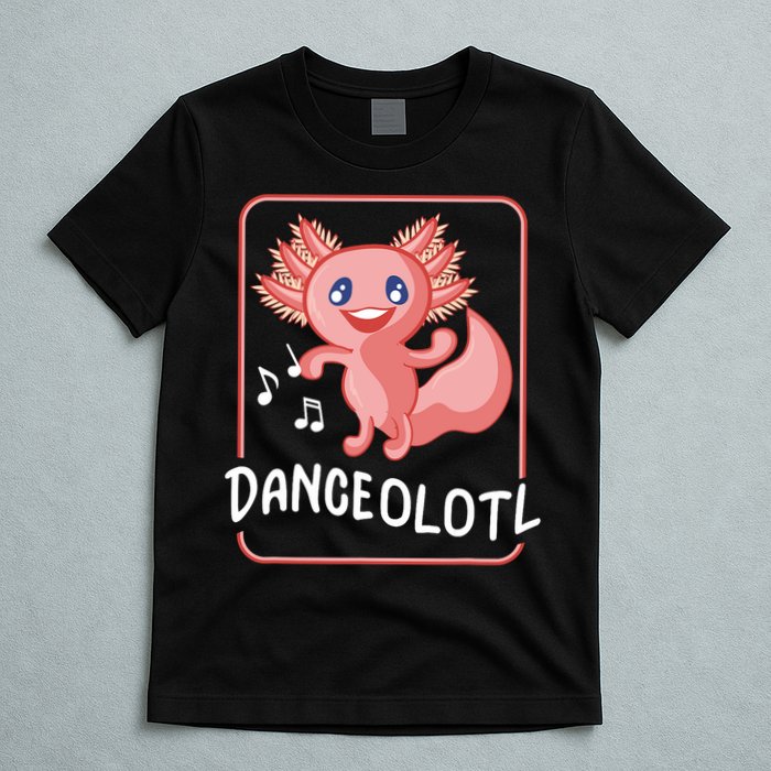 Axolotl Funny Dancing Danceolotl Amphibian Dancer Women T-Shirt