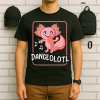 Axolotl Funny Dancing Danceolotl Amphibian Dancer Women T-Shirt