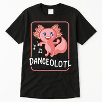 Axolotl Funny Dancing Danceolotl Amphibian Dancer Women Tall T-Shirt