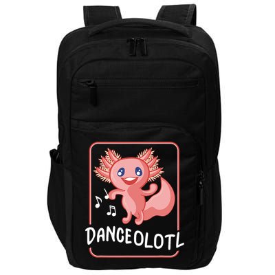 Axolotl Funny Dancing Danceolotl Amphibian Dancer Women Impact Tech Backpack