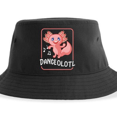 Axolotl Funny Dancing Danceolotl Amphibian Dancer Women Sustainable Bucket Hat