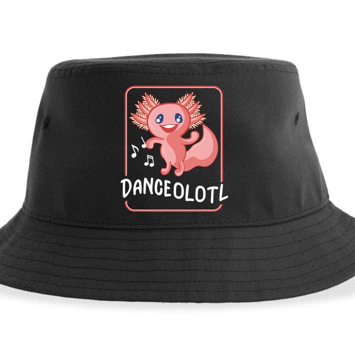 Axolotl Funny Dancing Danceolotl Amphibian Dancer Women Sustainable Bucket Hat
