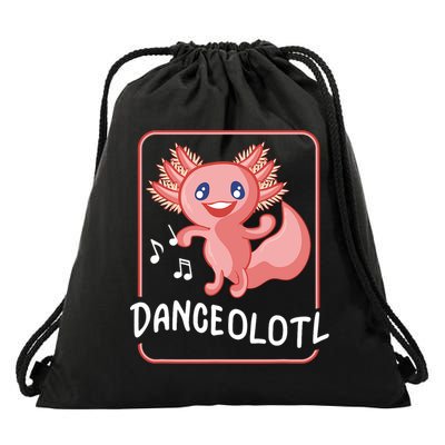 Axolotl Funny Dancing Danceolotl Amphibian Dancer Women Drawstring Bag
