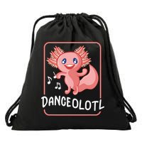 Axolotl Funny Dancing Danceolotl Amphibian Dancer Women Drawstring Bag
